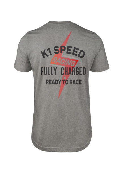 K1X player logo Tシャツ McLaren Unisex Austin Stripe Short Sleeve T-Shirt - Phantom
