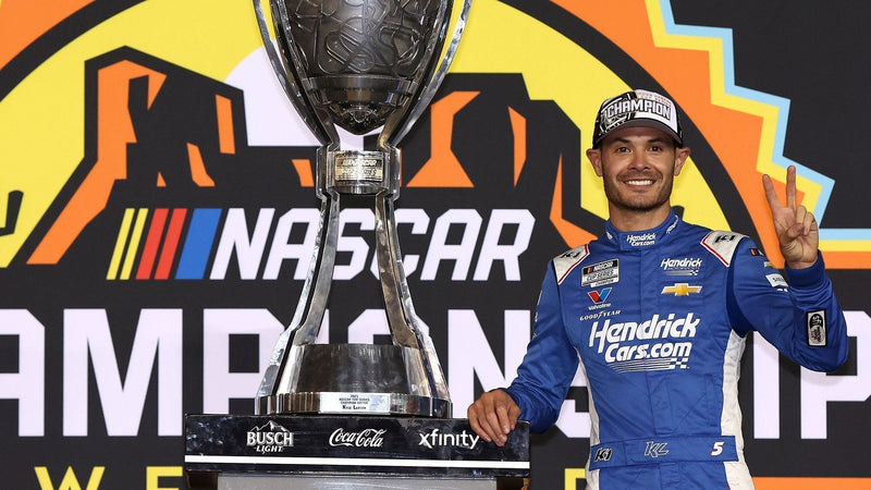 Kyle Larson Wins 2025 NASCAR Cup Trophy