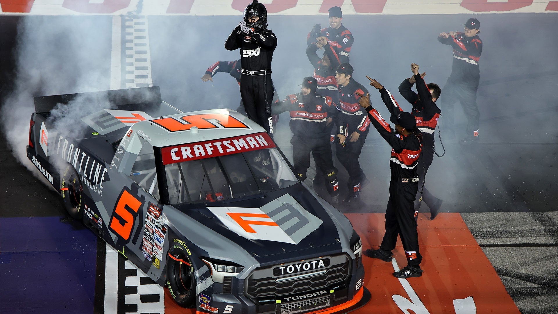 Tricon Garage in Victory Lane at Darlington