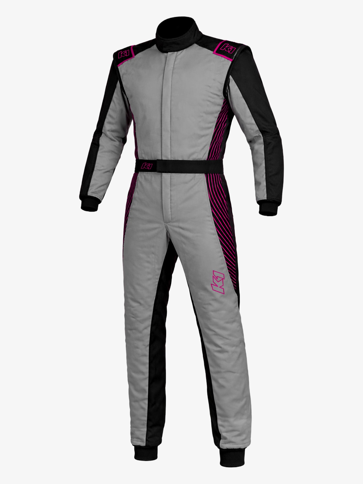 Strata Kart Racing Suit Gray/Pink