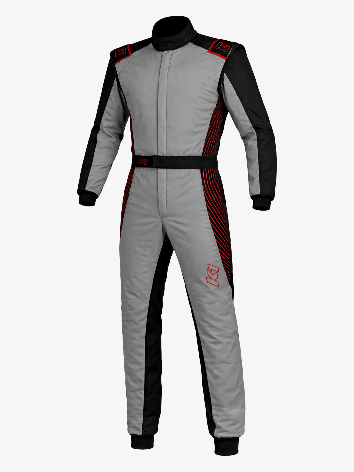 Strata Kart Racing Suit Gray/Red