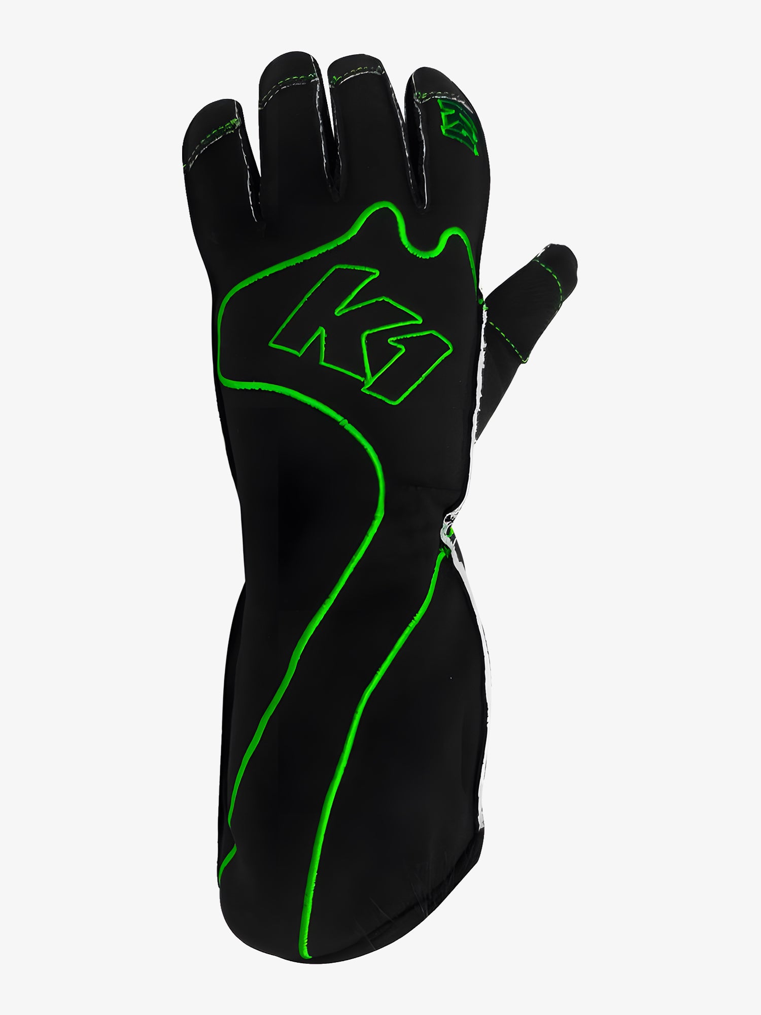 K1 RS1 kart racing glove black/green