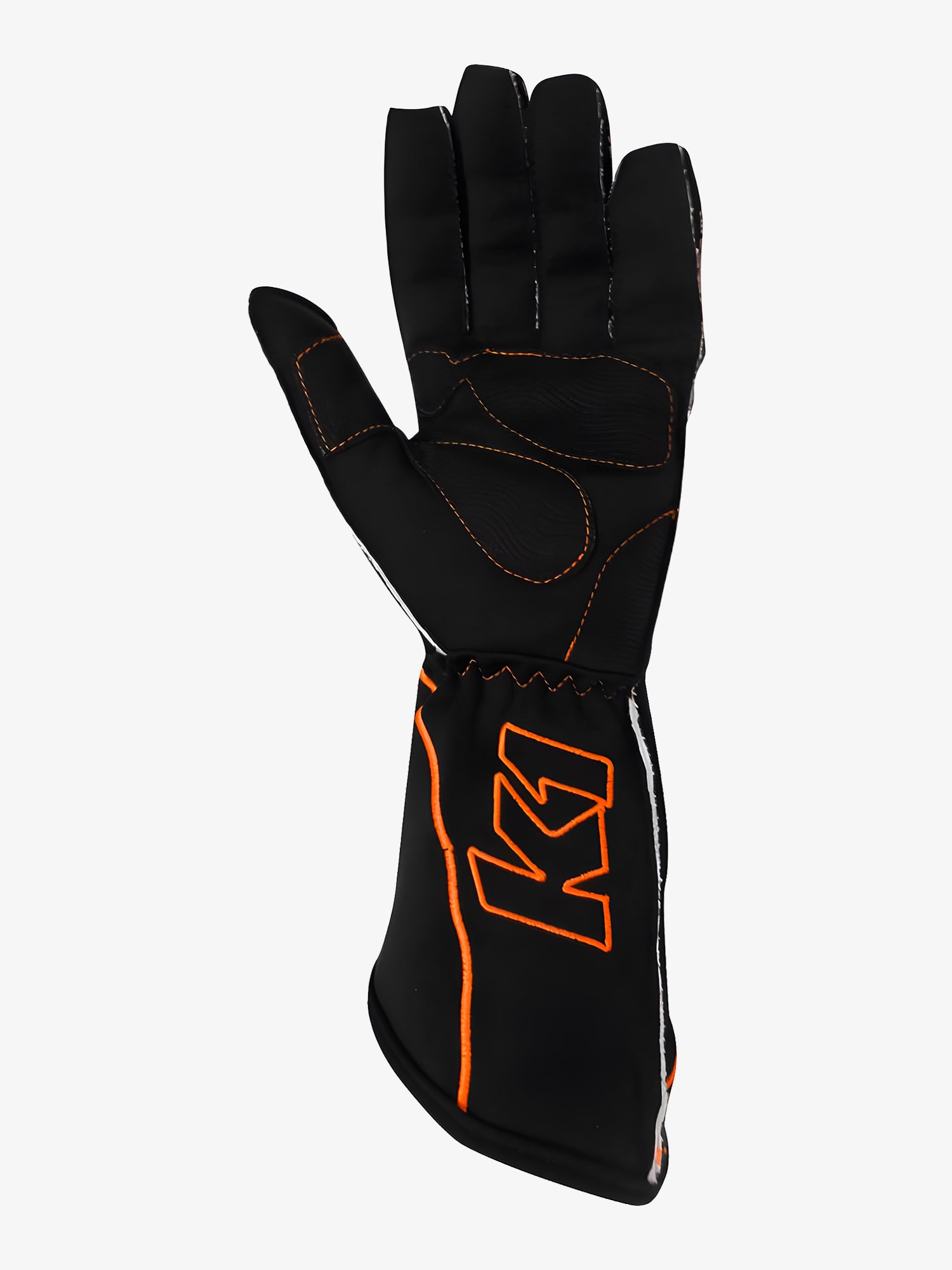 K1 RS1 kart racing glove black/orange