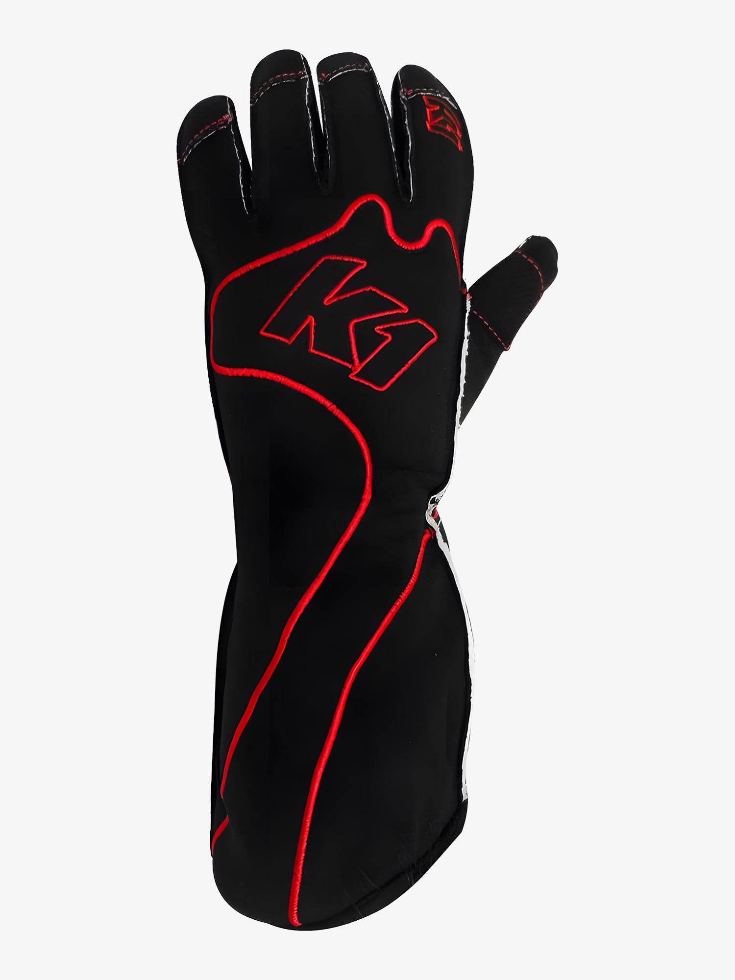 K1 RS1 kart racing glove black/red