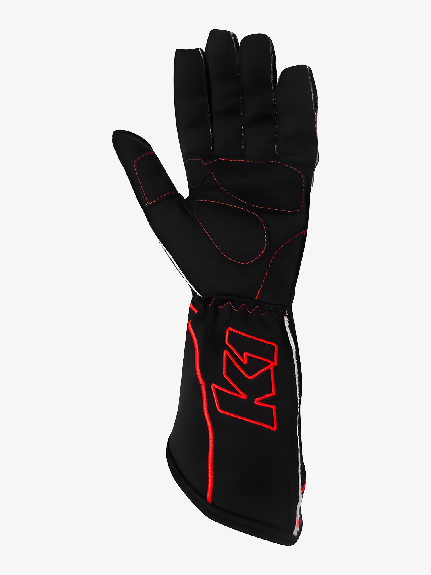 K1 RS1 kart racing glove black/red