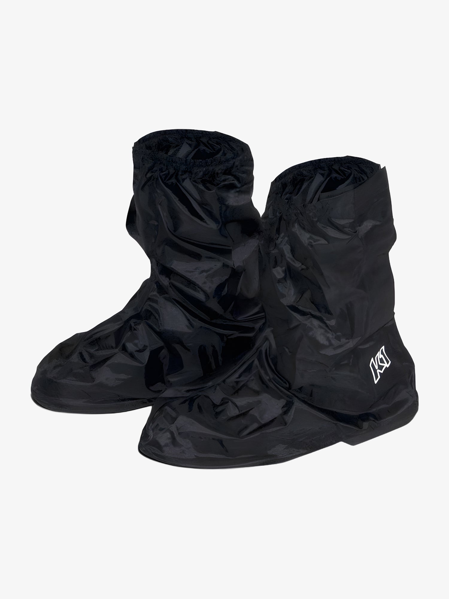 K1 kart racing rain boots black