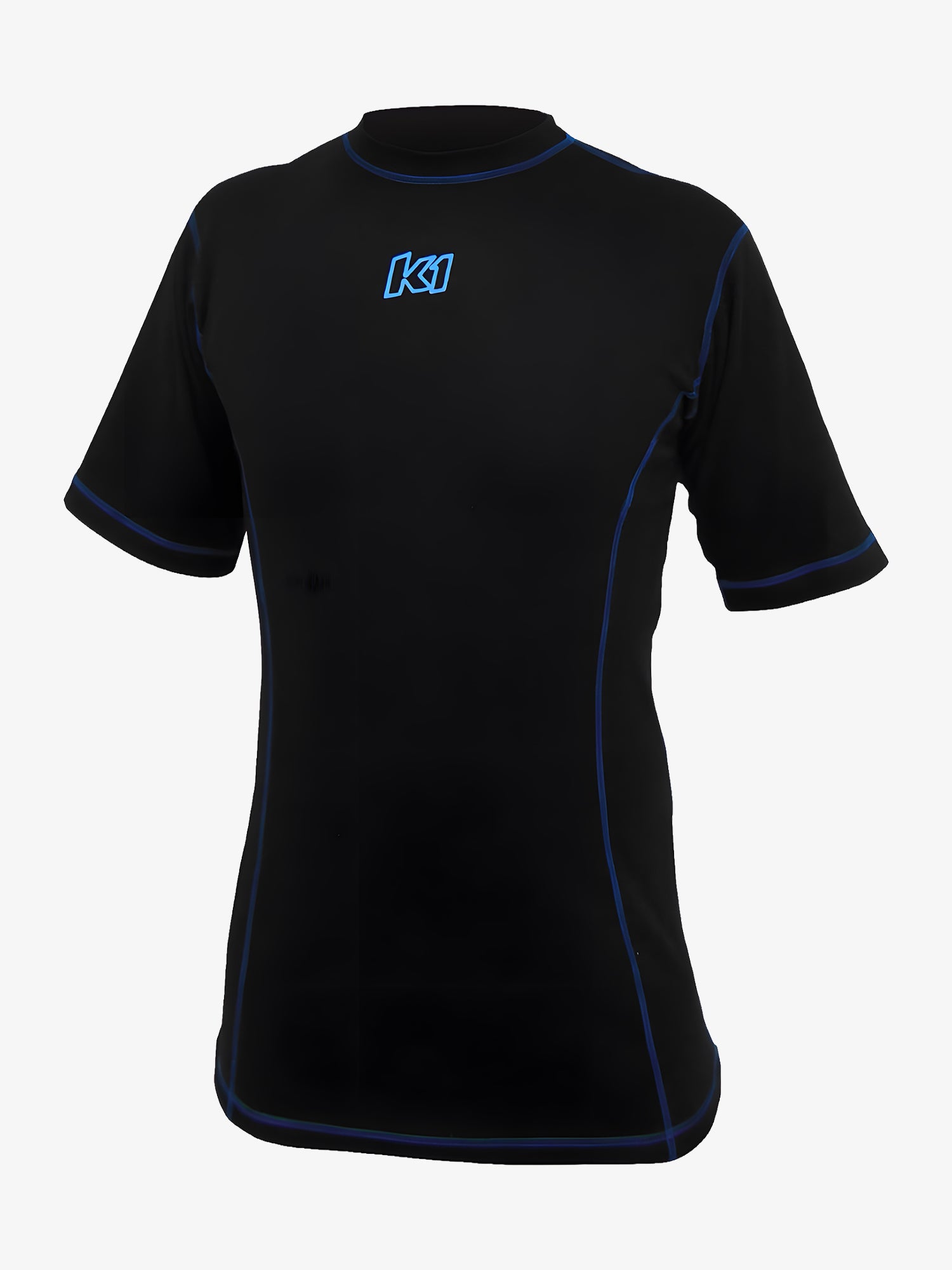 K1 Coolmax kart racing base layer undershirt short sleeve black