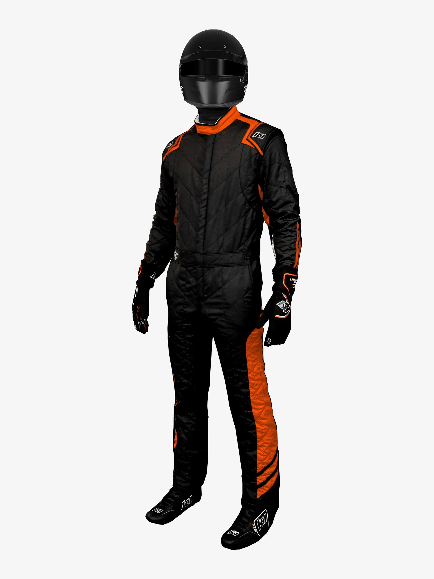 K1 Aero nomex racing suit black/orange