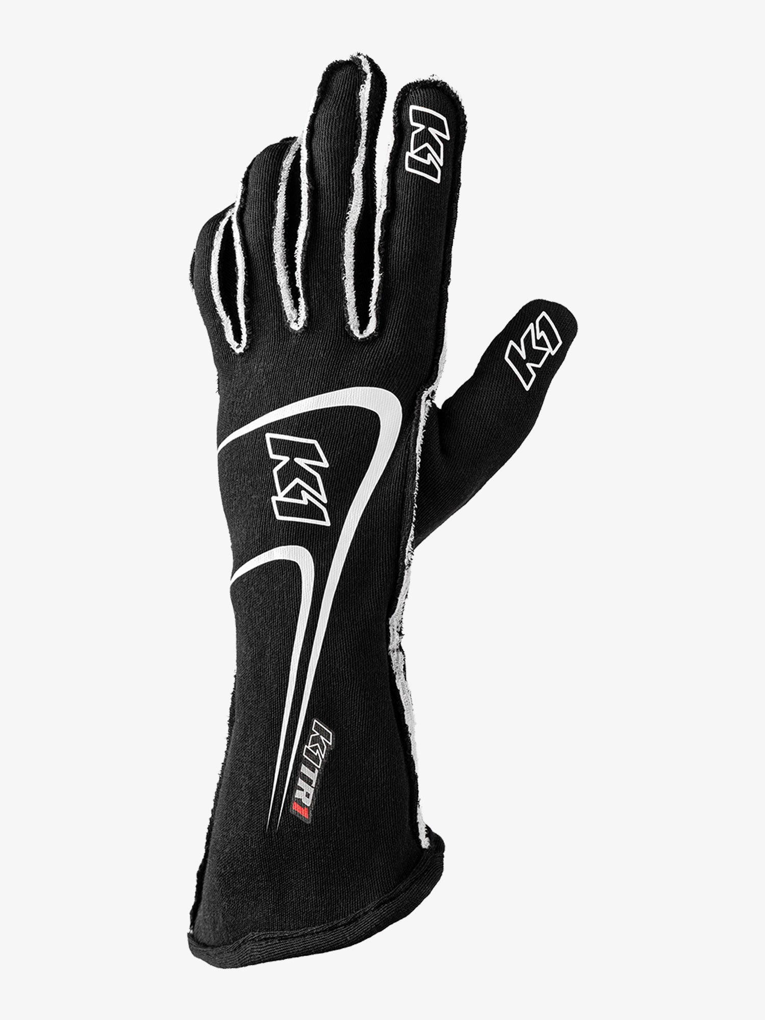 K1 Racegear 23-TR1-N-XL Glove Track1 Black X-Large SFI 5