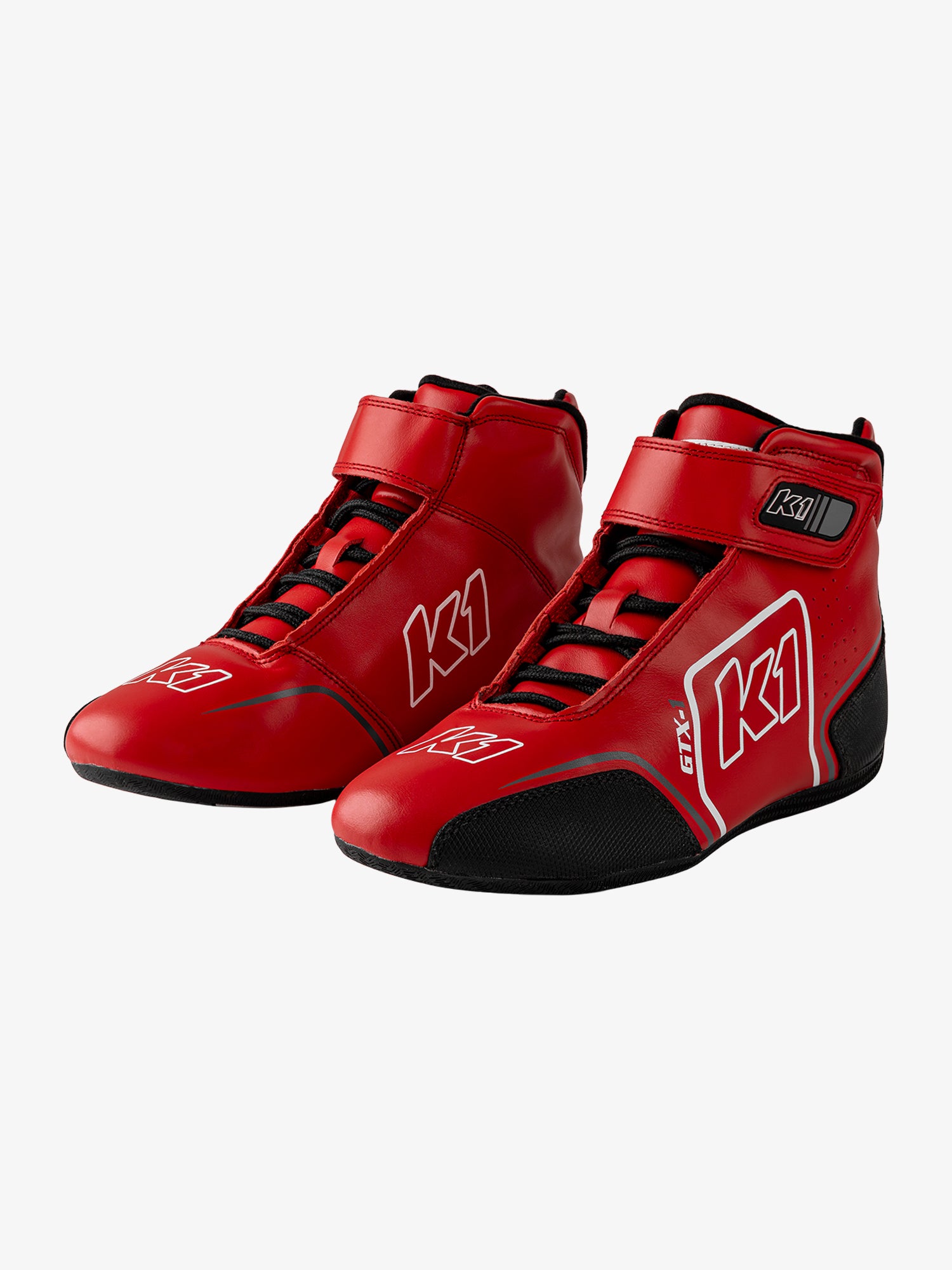 ココスヤシK1 K1 GTX-1 Adult Leather Nomex® Auto Racing Shoes - SFI 3.3/5 – K1