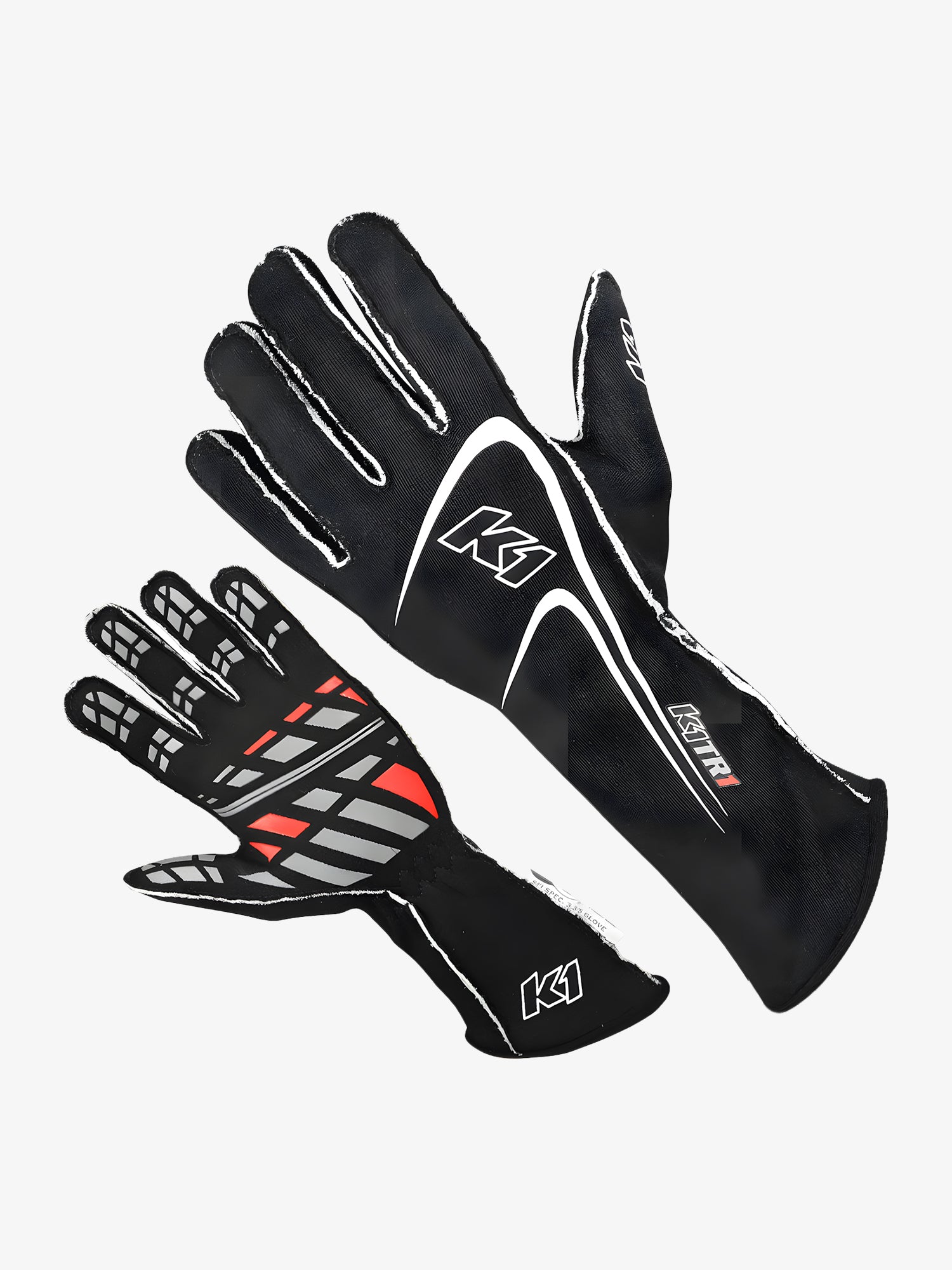 K1 Track 1 nomex racing glove in black
