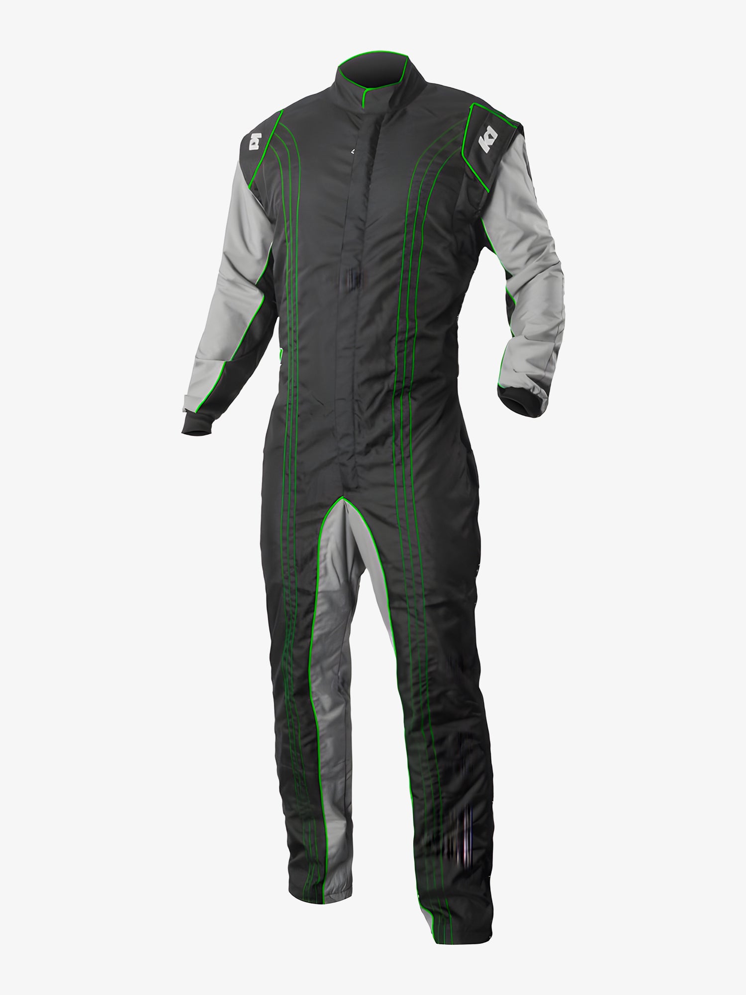 K1 GK2 karting suit black/green