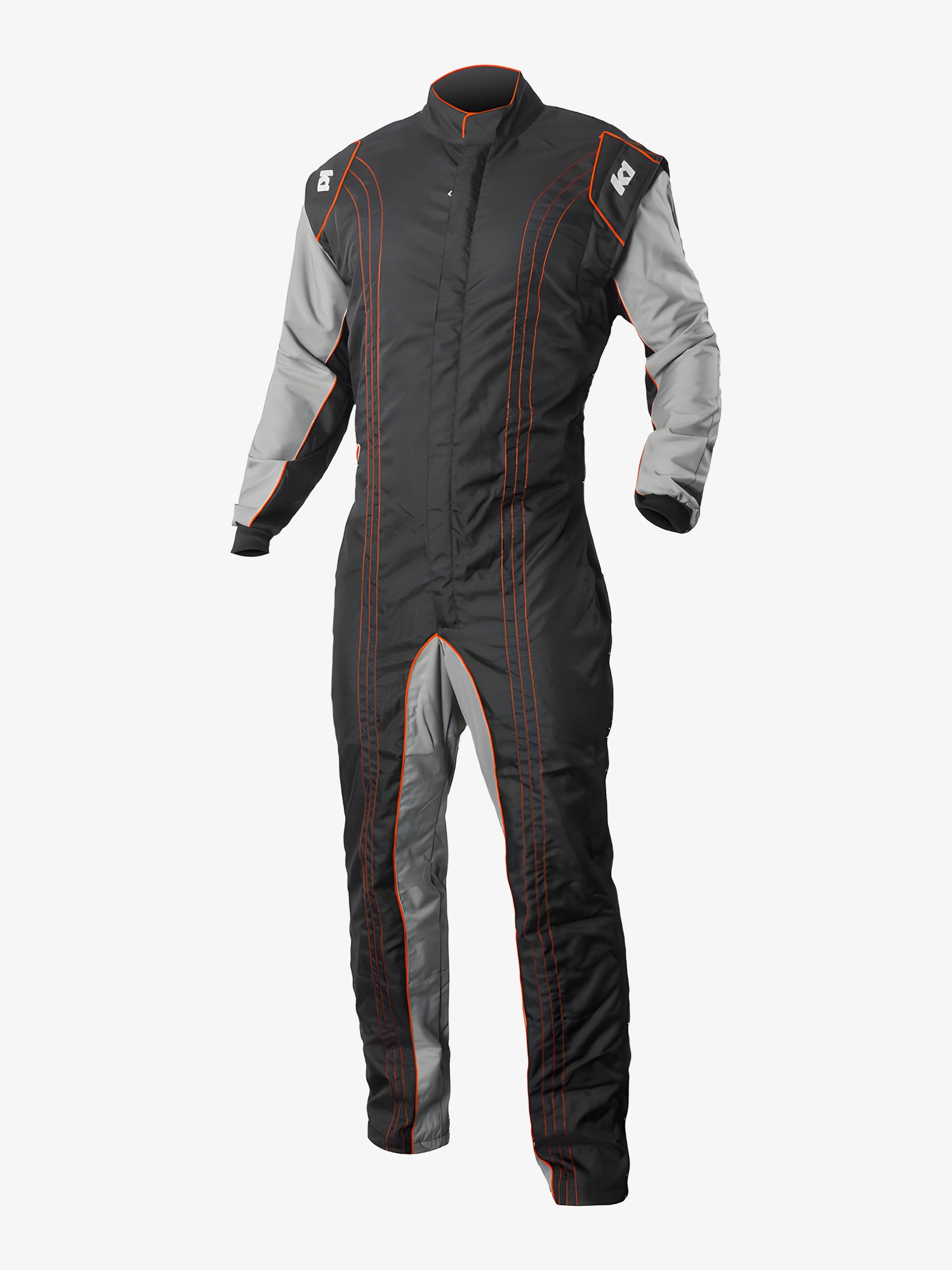スポーツ選手 k2SET GK2 2-Layer Cordura Adult Kart Racing Suit - Abrasion-Resistant