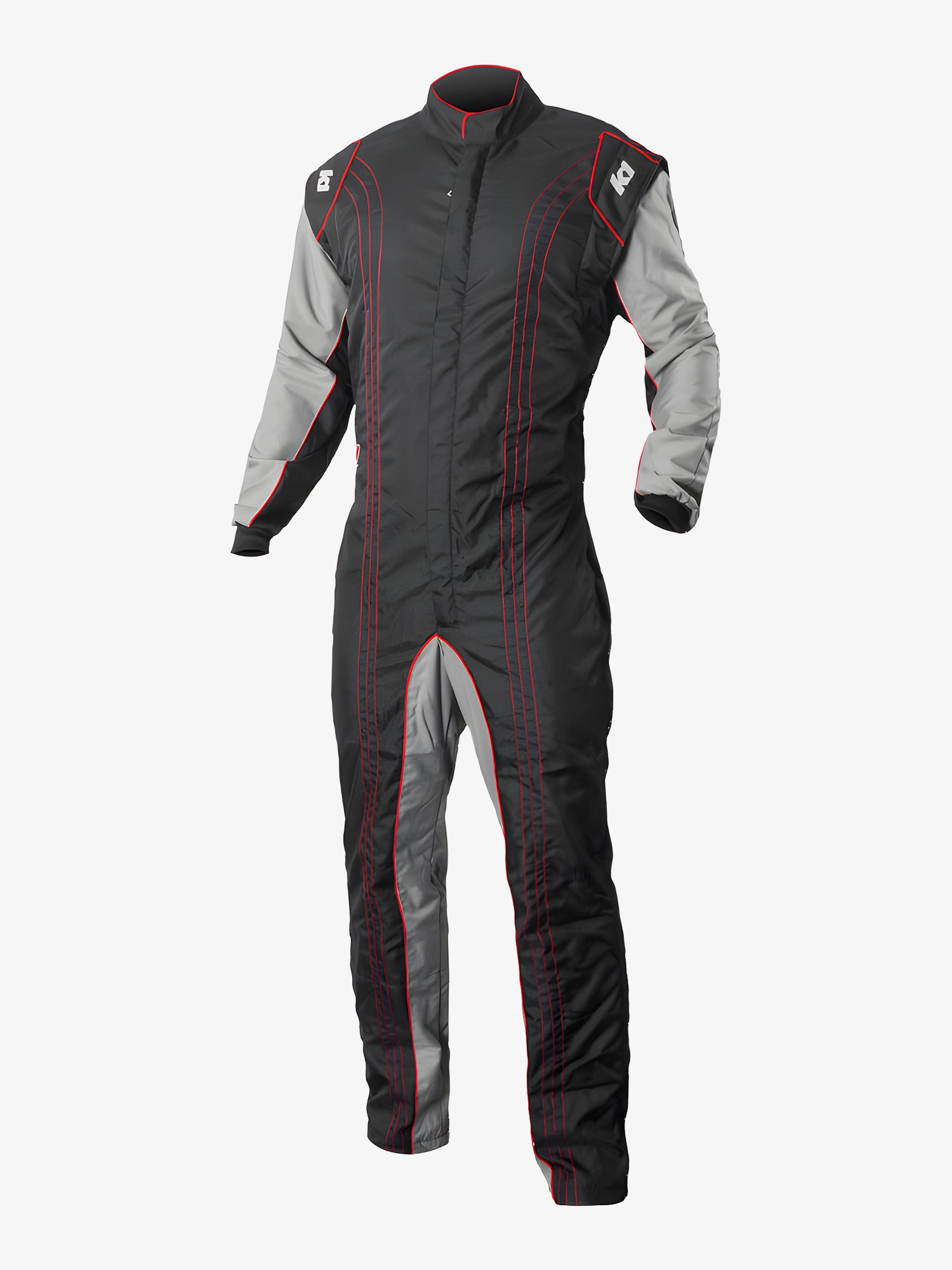 K1 GK2 karting suit black/red