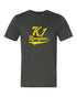 Script Tee Gray