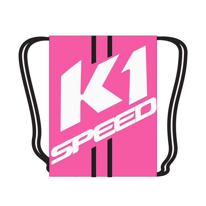 K1 Drawstring Bag - Pink/white