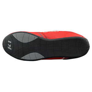 The bottom tread of the GTX-1 Red Nomex Racing Shoe