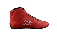 Inside profile shot of the GTX-1 Red Nomex Racing Shoe