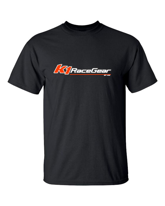 K1 Racegear ORG 2020 Tee - Black/Flo Orange