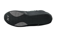 The bottom tread of the GTX-1 black nomex racing shoe