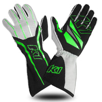 K1 RaceGear GT1 Nomex Auto Racing SFI Glove - Green