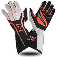 K1 RaceGear GT1 Nomex Auto Racing SFI Glove - Red