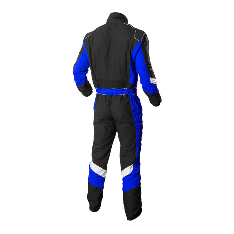 K1 RaceGear Auto Racing Suit - Precision Nomex SFI 3.2A/5 - Blue Rear