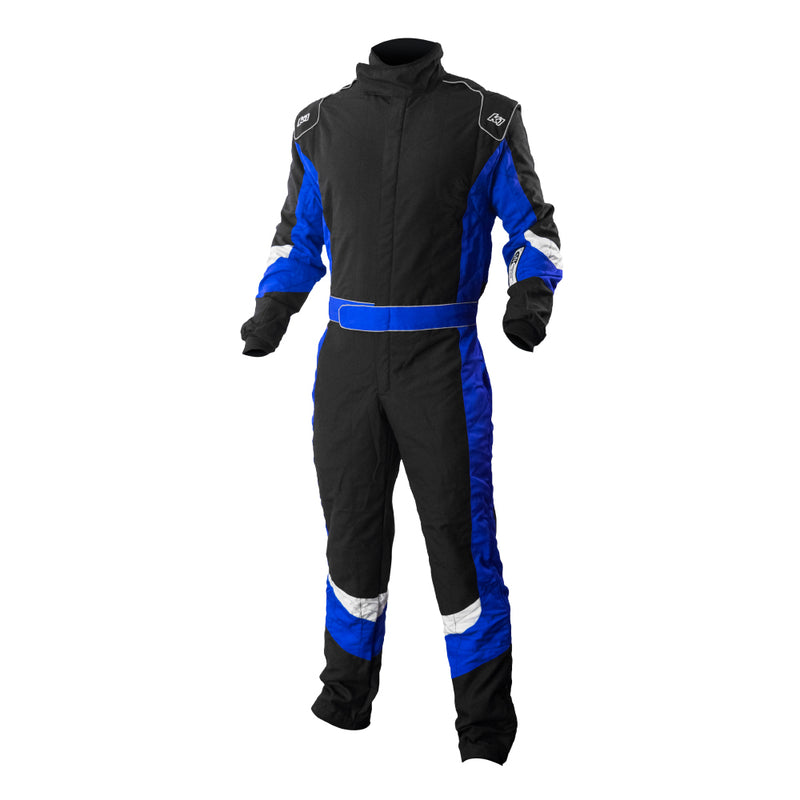 K1 RaceGear Auto Racing Suit - Precision Nomex SFI 3.2A/5 - Blue Front